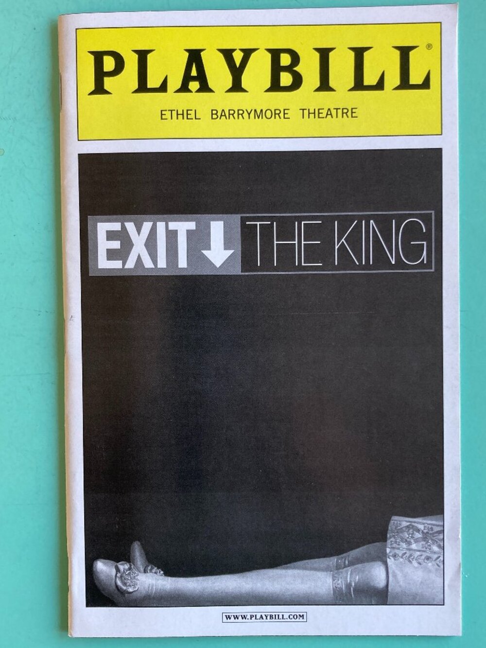 Exit the King Playbill Geoffrey Rush Susan Sarandon Lauren Ambrose Andrea Martin